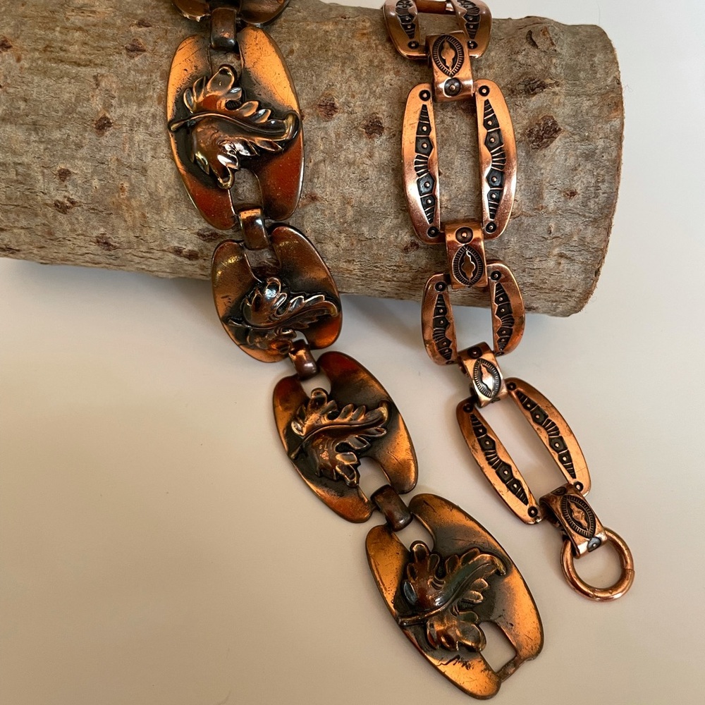 Autumnal - Fall Copper Bracelets - image 1